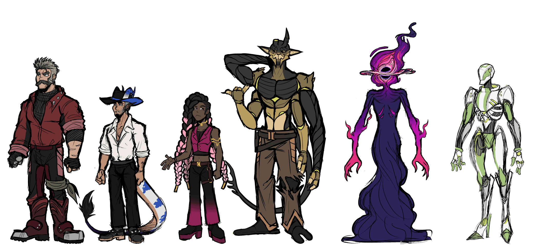 Character Lineup Concept: Small Clothes